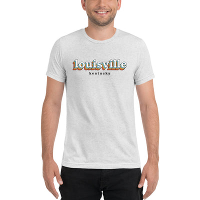 Louisville Color Stack Unisex Tri-Blend T-Shirt