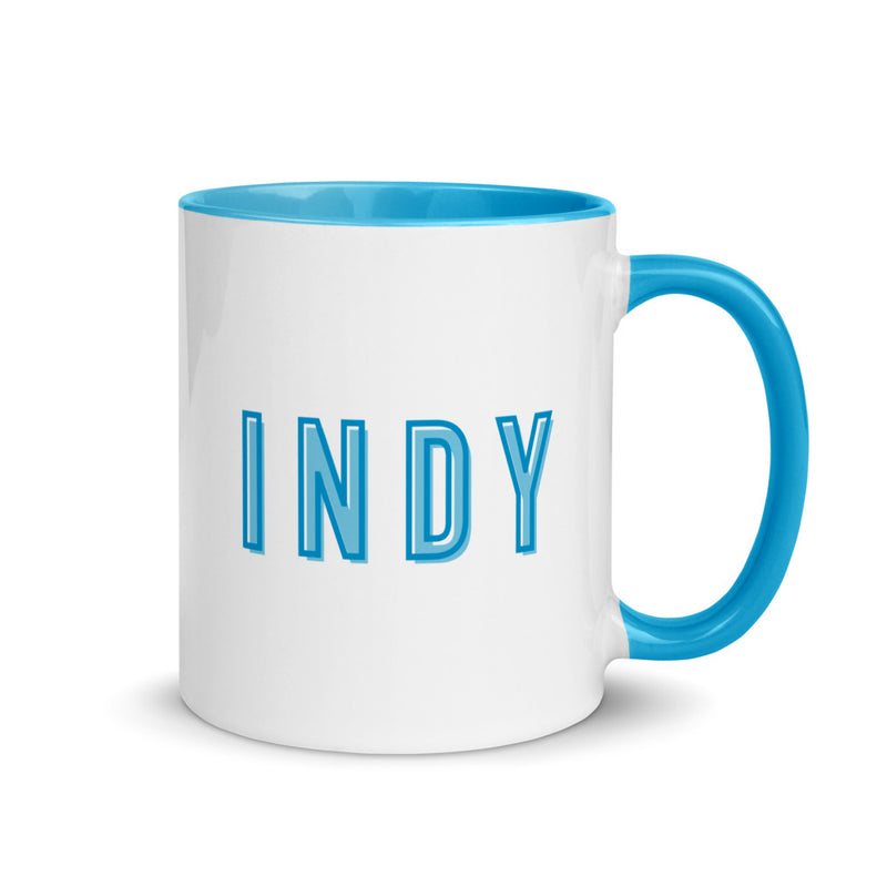 Indianapolis Color Outline 11 oz Mug