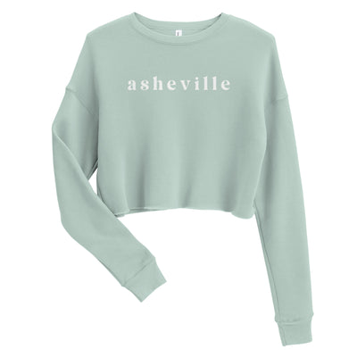 Asheville Mint Crop Sweatshirt