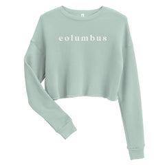 Columbus Mint Crop Sweatshirt
