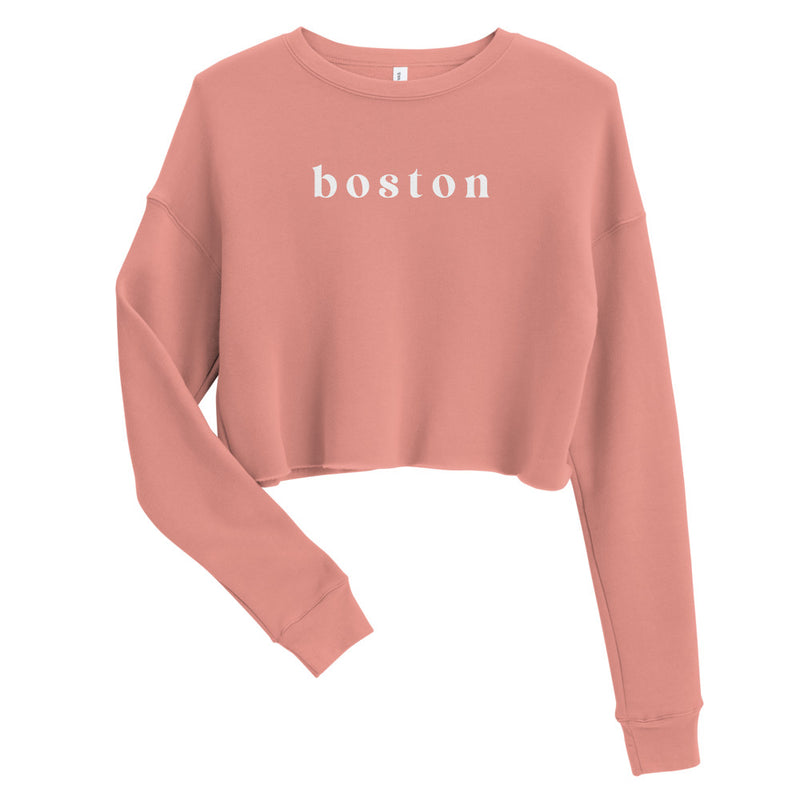 Boston Crop Sweatshirt