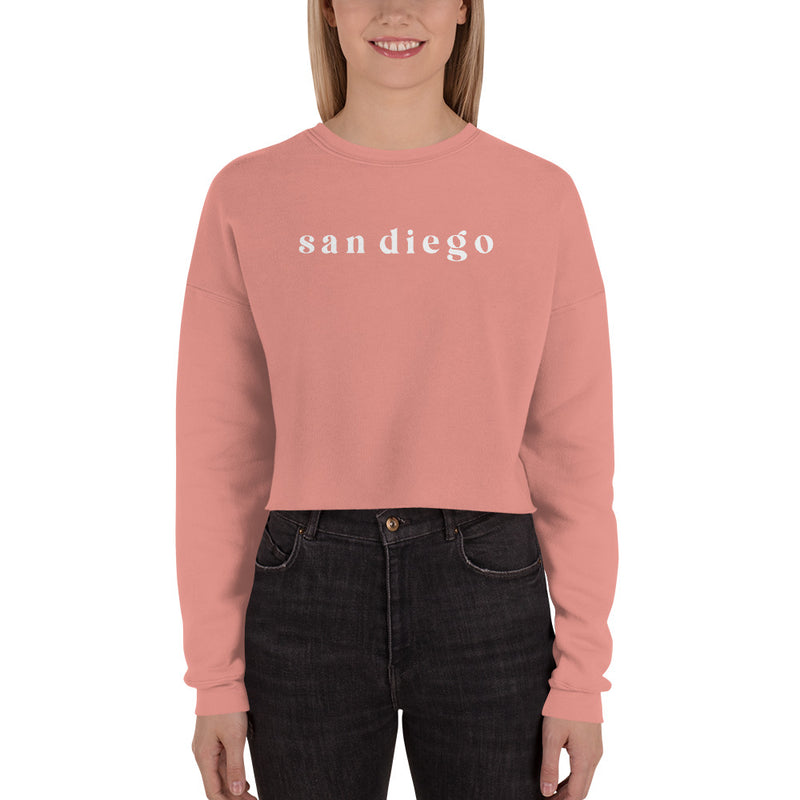 San Diego Crop Sweatshirt