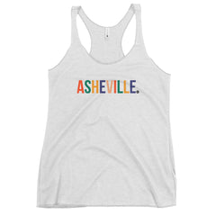Asheville Best City Rainbow Tank Top