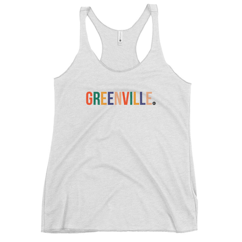 Greenville Best City Rainbow Tank Top