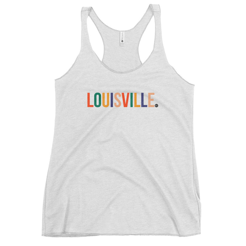 Louisville Best City Rainbow Tank Top