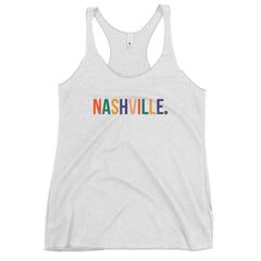Nashville Best City Rainbow Tank Top